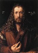 Albrecht Durer, self-portrait in a Fur-Collared Robe